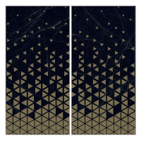 Fiandre Design your slabsTriangleGoldComposizioneTextures 2шт300x150Luc6мм(Y4WJ00D330006)