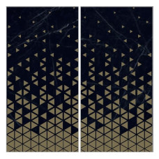 Fiandre Design your slabsTriangleGoldComposizioneTextures 2шт300x150Luc6мм(Y4WJ00D330006)