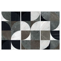 Fiandre Design your slabsNotCirclesComposizioneTextures 3шт300x150Luc6мм(Y4W000D453006)