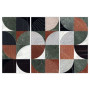Fiandre Design your slabsNotCirclesRedComposizioneTextures 3шт300x150Luc6мм(Y4W200D453006)
