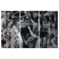 Fiandre Design your slabsClassicArtBlack&WhiteComposizioneArt 3шт300x150Nat6мм(Y4WT00D453006)