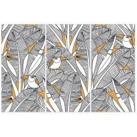 Fiandre Design your slabsToucansForestGoldComposizioneNature 3шт300x150Nat6мм(Y4U500D453006)
