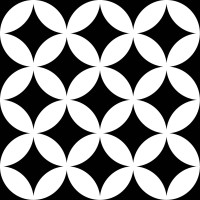 MAYOLICA DISTRICT CIRCLES BLACK