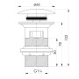 Донный клапан IMPRESE PODZIMA ZRALA ZMK02170850