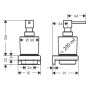 Дозатор мыла HANSGROHE ADDSTORIS 41745700