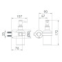 Дозатор мыла IMPRESE PODZIMA LEDOVE ZMK01170131