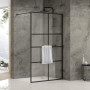 Перегородка Walk-In VOLLE MALLA NEGRA 18-08-100black set