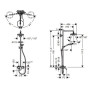 Душевая система HANSGROHE CROMA SELECT E 27258400