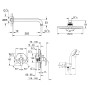 Душевая система GROHE EUROSMART 25183004
