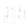 Душевая система ASIGNATURA Delicate 15507902