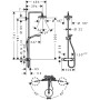 Душевая система HANSGROHE CROMA SELECT S 27253400