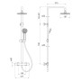 Душевая система RJ LUX RST100-5