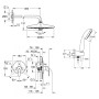 Душевая система GROHE EUROSMART 25183SC1
