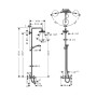 Душевая система HANSGROHE CROMA SELECT S 27351400