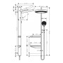 Душевая система HANSGROHE RAINFINITY 26842000