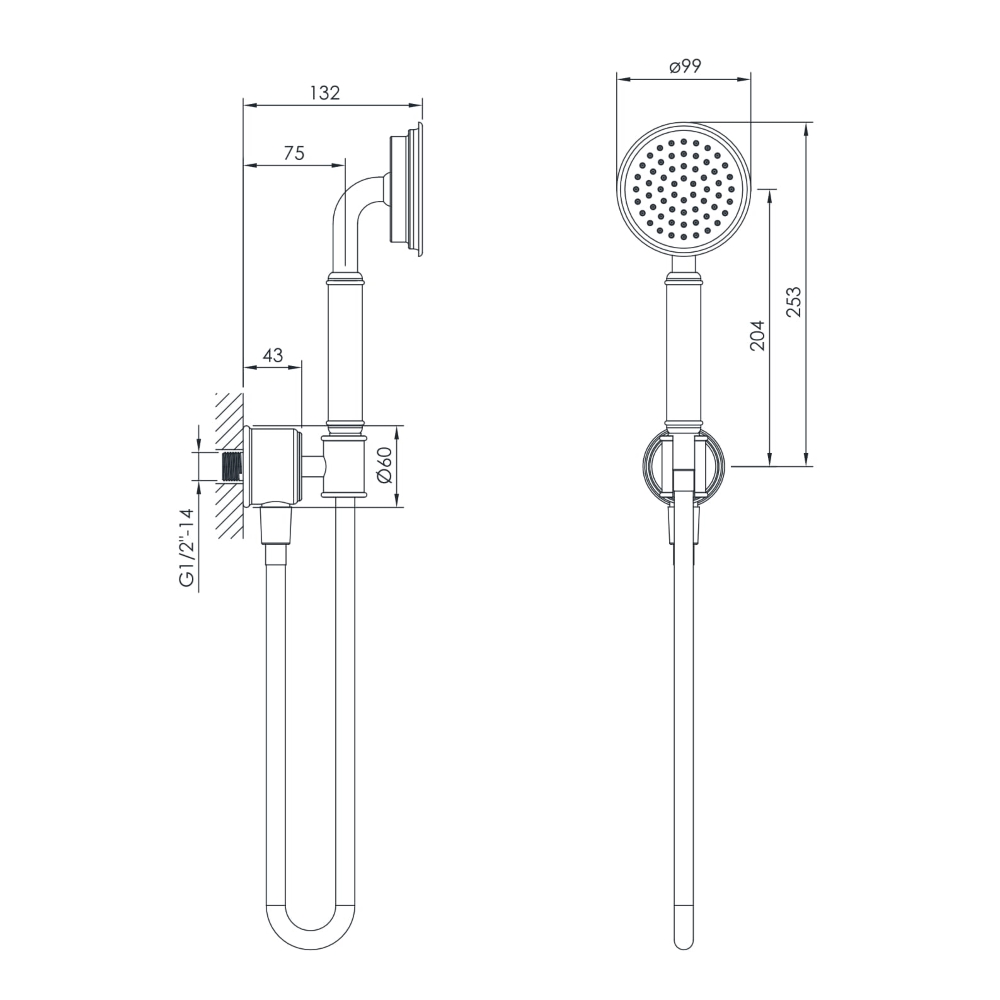 Душевой гарнитур IMPRESE HYDRANT ZMK031806100