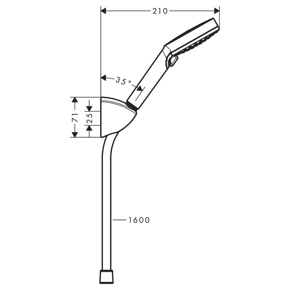 Душевой гарнитур HANSGROHE VERNIS BLEND 26273000