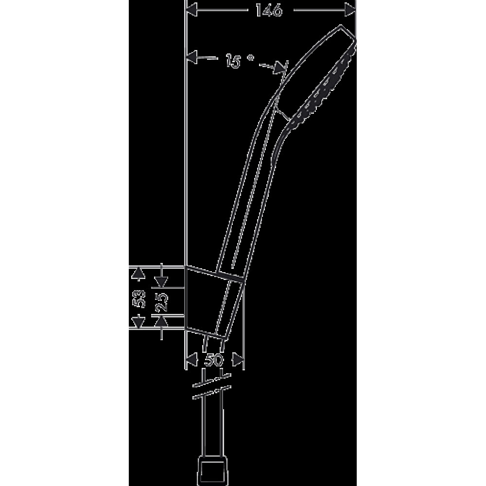 Душевой гарнитур HANSGROHE CROMA SELECT E 26413400