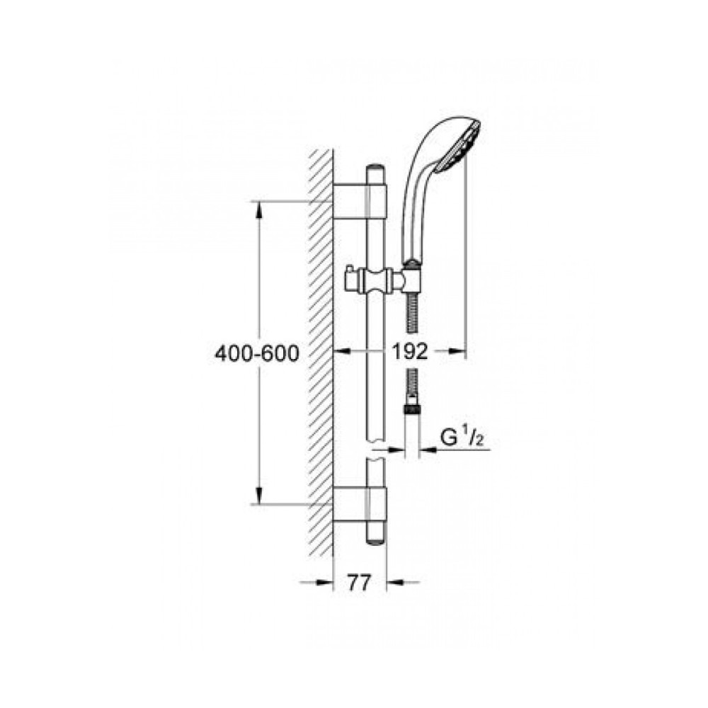 Душевой гарнитур GROHE RELEXA 28945000