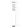 Душовий гарнітур IMPRESE BRENTA ZMK071901100