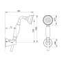 Душевой гарнитур IMPRESE PODZIMA LEDOVE ZMK01170110