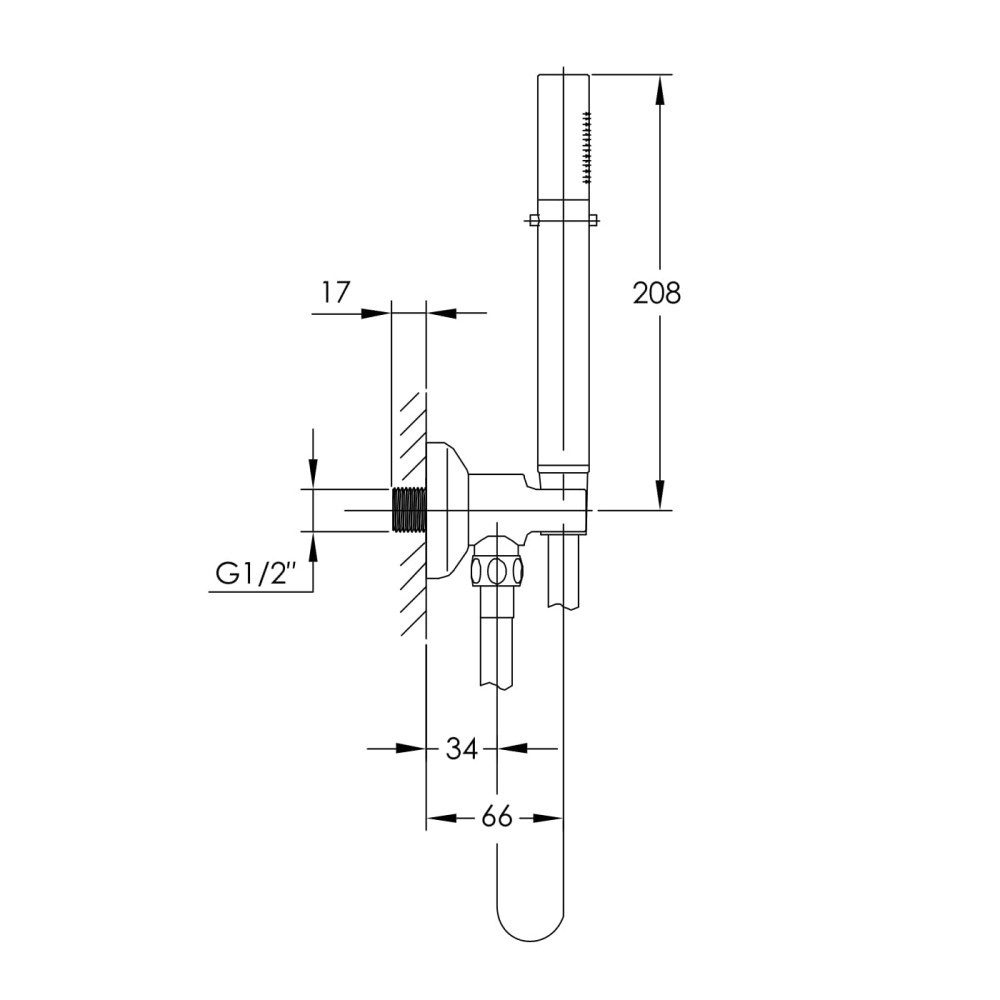 Душевой гарнитур IMPRESE SMART CLICK ZMK101901218