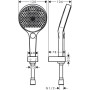 Душовий гарнітур HANSGROHE RAINFINITY 26851700