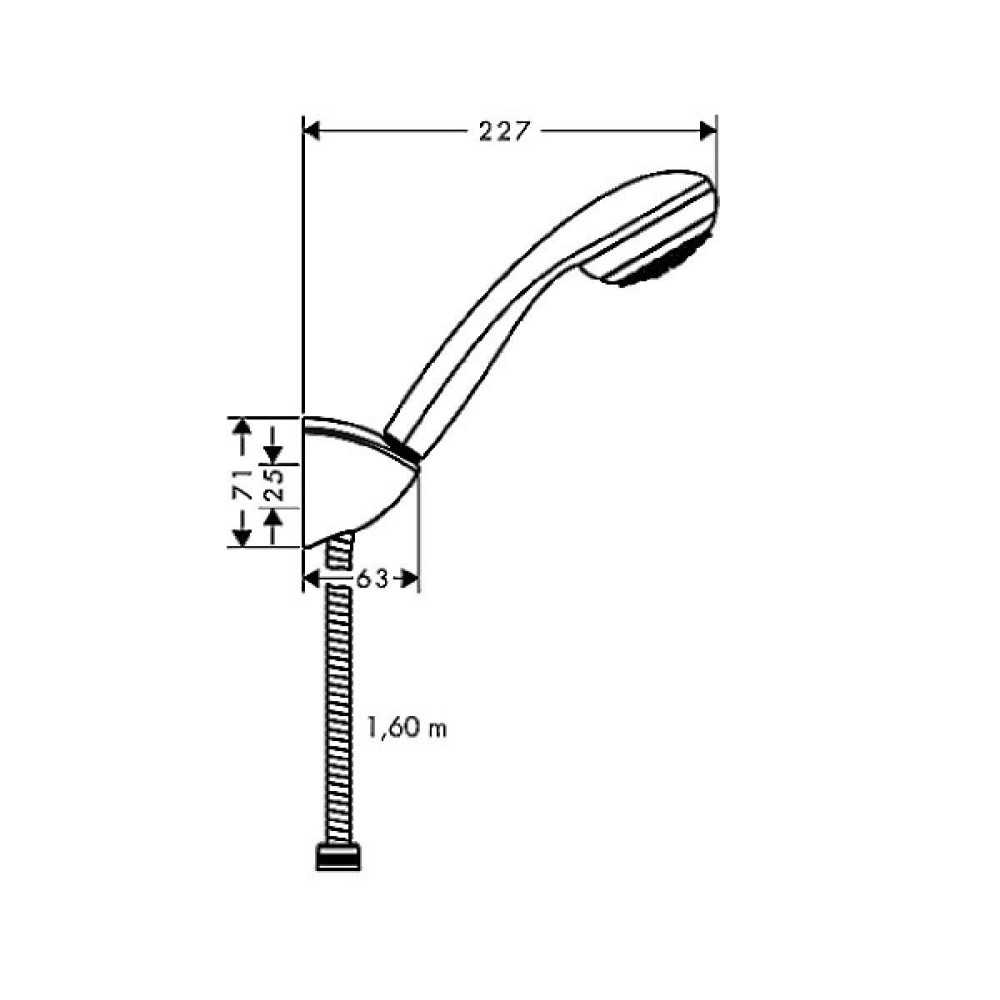 Душовий гарнітур HANSGROHE CROMETTA 100 26665400