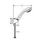 Душовий гарнітур HANSGROHE CROMETTA 100 26665400