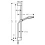 Душевой гарнитур HANSGROHE PULSIFY SELECT 24160000