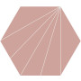 Ornamenta Electra Ray Rose Hexagon D40 (EL40RR)