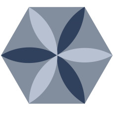Ornamenta Electra Flower Neptune Hexagon D40 (EL40FN)