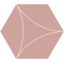 Ornamenta Electra Sail Rose Hexagon D40 (EL40SR)