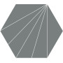 Ornamenta Electra Ray Mercury Hexagon D40 (EL40RM)