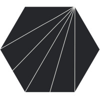Ornamenta Electra Ray Midnight Hexagon D40 (EL40RMI)