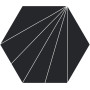 Ornamenta Electra Ray Midnight Hexagon D40 (EL40RMI)