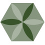 Ornamenta Electra Flower Galaxy Hexagon D40 (EL40FG)