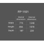 Камин стеклопластик полиэфирный Harmony FP 1101