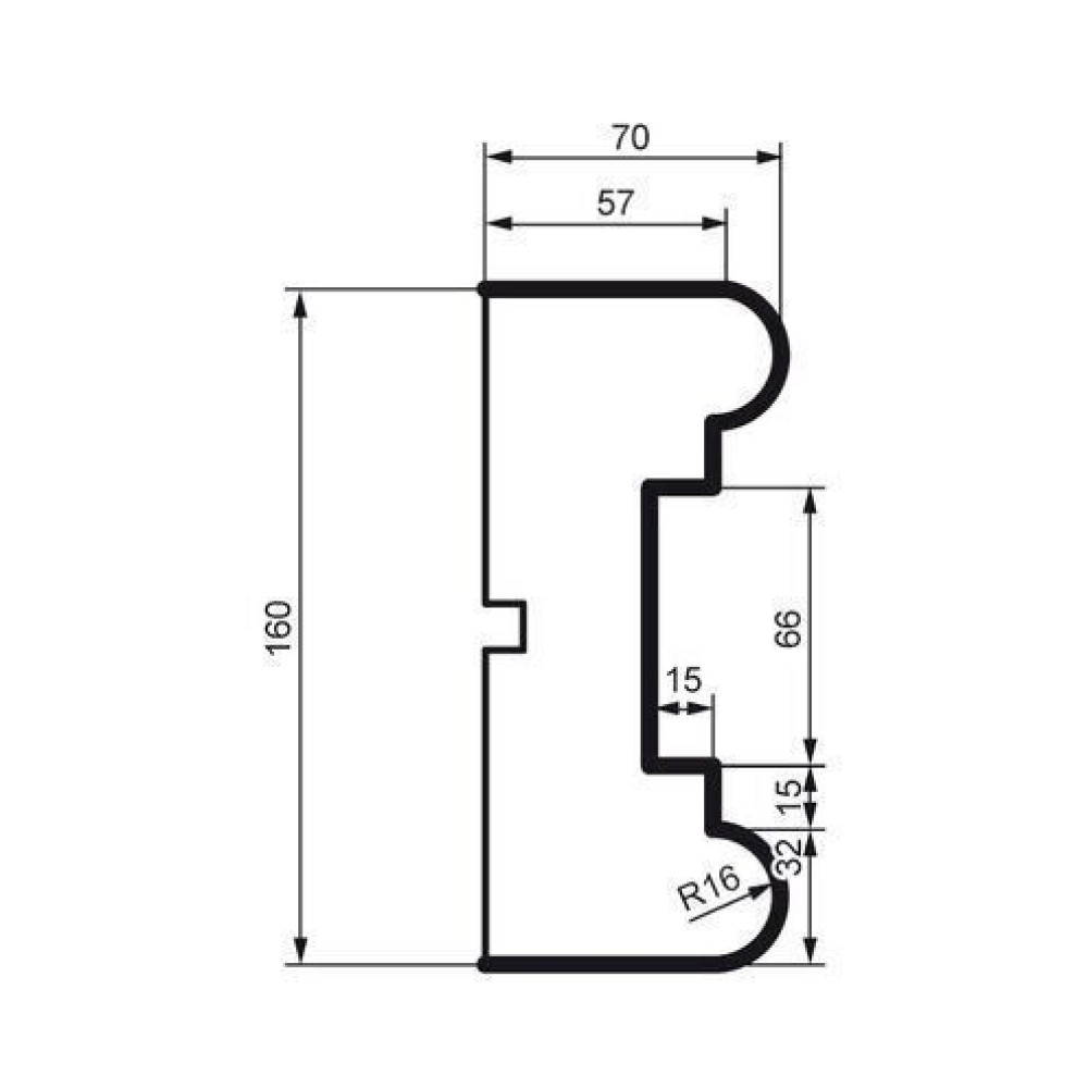 Молдинг фасадный Prestige Decor MC 131