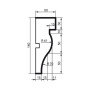 Молдинг фасадний Prestige Decor MC 159