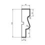 Молдинг фасадний Prestige Decor MC 120