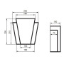 Замок фасадный Prestige Decor ZC 102