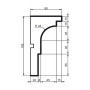 Карниз фасадный Prestige Decor KC 115