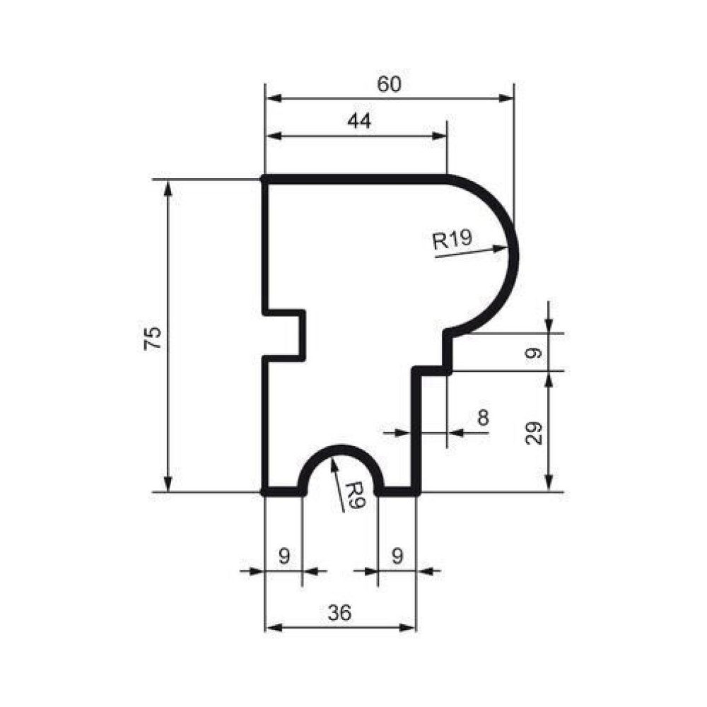 Молдинг фасадный Prestige Decor MC 102