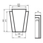 Замок фасадный Prestige Decor ZC 103