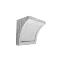 Консоль балки полиуретановая DECOWOOD Модерн ED 025 classic белая 19х13