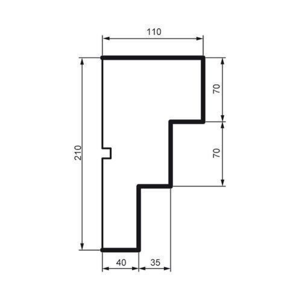 Карниз фасадний Prestige Decor KC 124