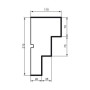 Карниз фасадний Prestige Decor KC 124