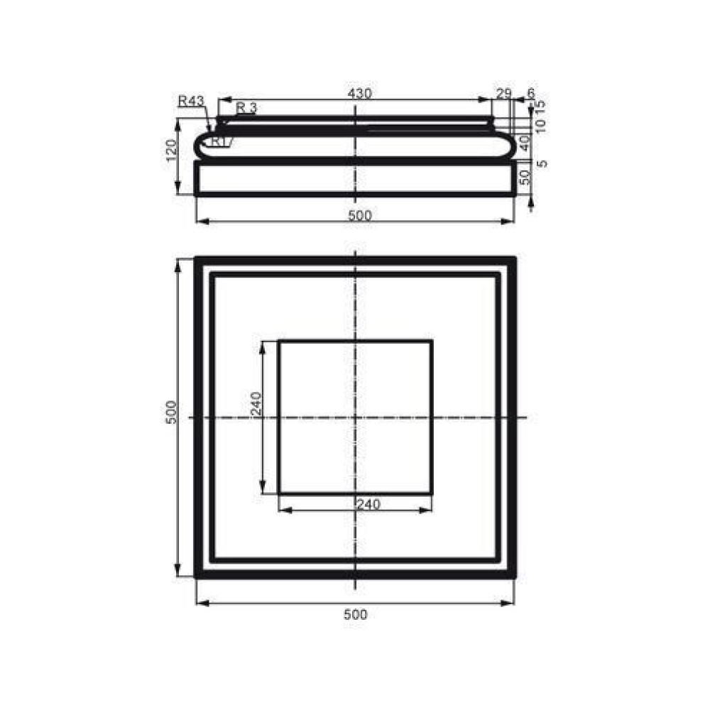 Колонна фасадная база Prestige Decor LC 115-3