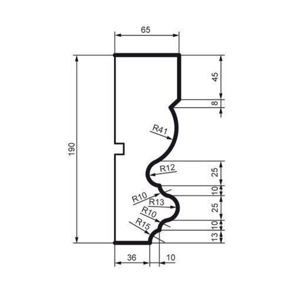 Молдинг фасадный Prestige Decor MC 138